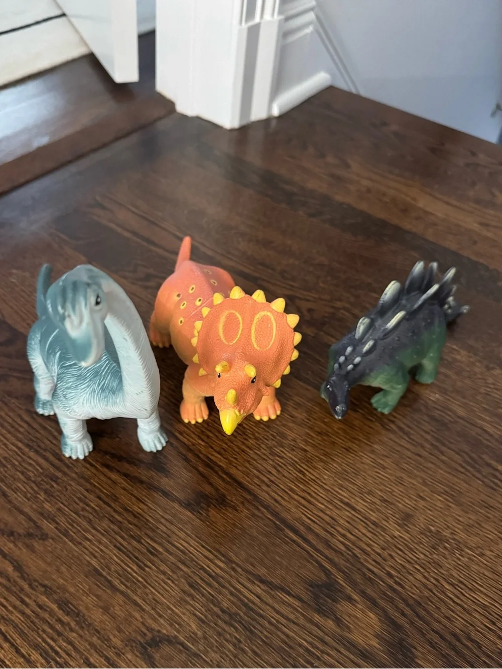 Bundle of 3 Plastic Toy Dinosaurs